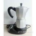 6cups electric moka coffee maker Aluminium coffee maker electric ten horns colors Factory